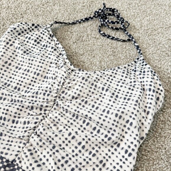 Athleta Vichy One Piece Halter Bathing Suit - Picture 4 of 11